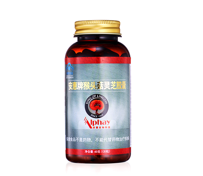 乐虎- lehu牌猴头菇灵芝胶囊